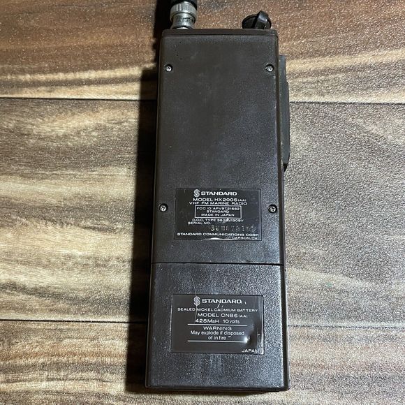 Vintage Standard Horizon Hand Phone HX200S VHF/FM Marine Radio With Case - Picture 15 of 16